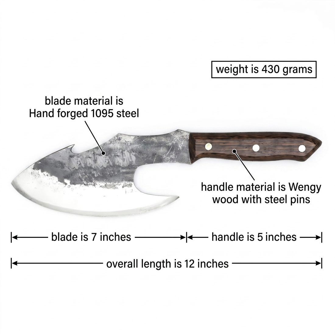 Machado 6.6" Butcher Knife